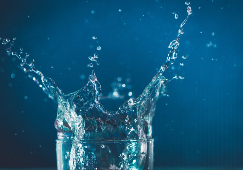 a drop of water - one of the four main risks to physical photos, videos, film reels