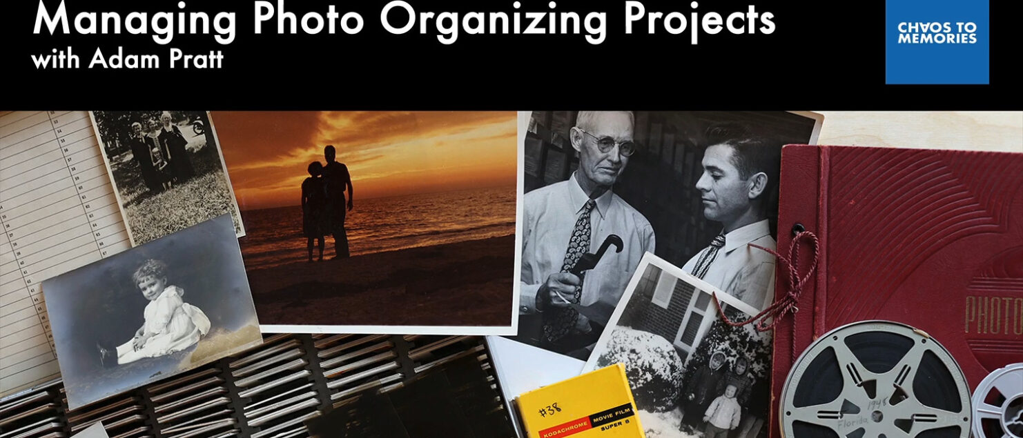 Managing Photo Organizing Projects