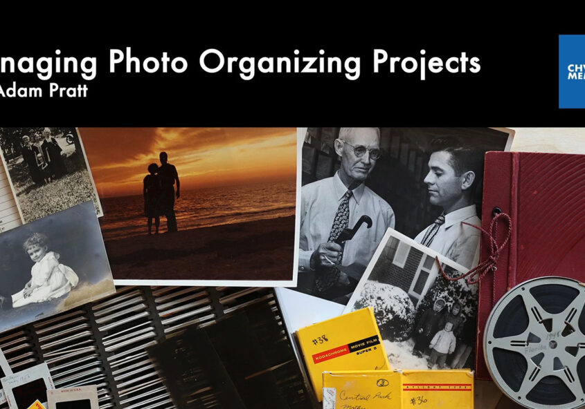 Managing Photo Organizing Projects