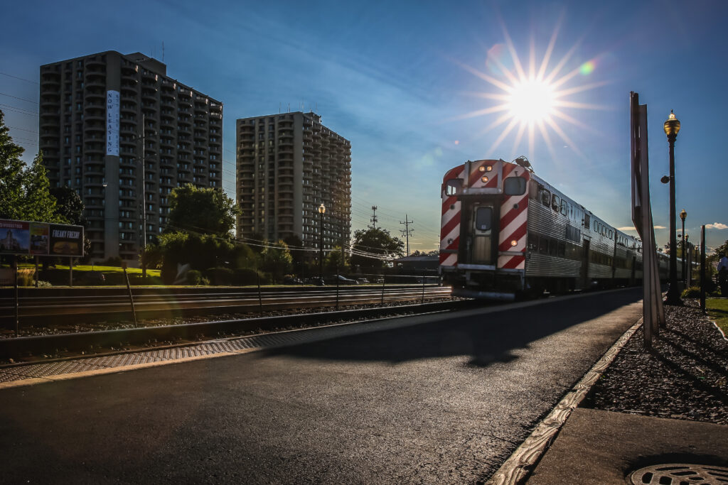 landscape train photo