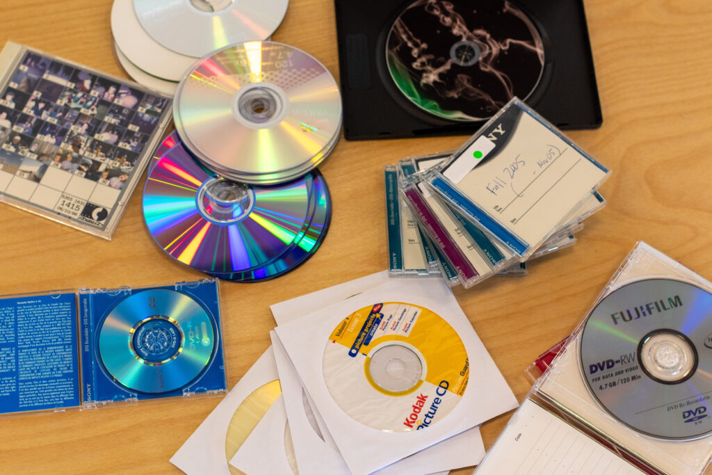 DVDs and CDs are at risk